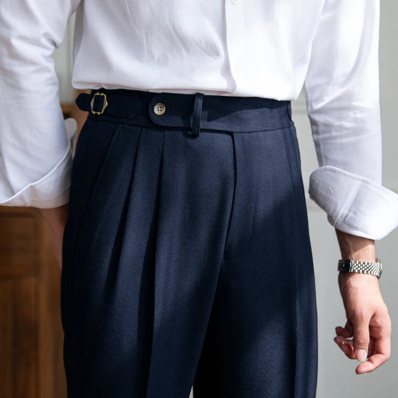 Monsario™ Textured Pleated Trouser